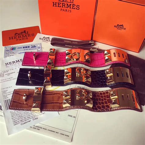 hermes bracelet collier de chien replica